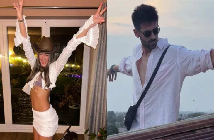 सेम लोकेशन, सेम वाइब्स! मिस्ट्री गर्ल संग कार्तिक आर्यन की फोटो वायरल, 17 साल छोटी हसीना के प्यार में पड़े एक्टर&nbsp;