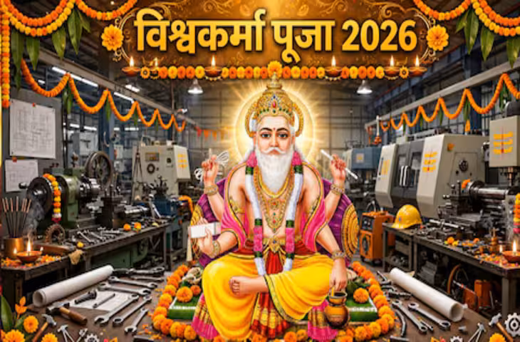 Vishwakarma Puja 2026: मशीनों पर क्यों लगाया जाता है हल्दी का टीका? जानें भगवान विश्वकर्मा को लगने वाले भोग