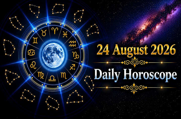 Aaj Ka Rashifal 24 August 2026: आज 6 राशियों पर मेहरबान रहेंगे सितारे, इन राशियों को संभलकर उठाना होगा हर कदम