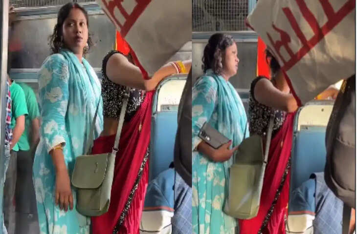भीड़ में चुपचाप महिला ने पर्स से उड़ाया मोबाइल, लेकिन कैमरे की नजर से नहीं बच सकी, VIDEO सोशल मीडिया पर वायरल