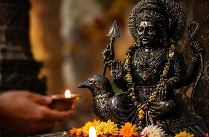 शनि देव पूजा नियम: क्यों नहीं की जाती मूर्ति के ठीक सामने खड़े होकर पूजा? जानिए धार्मिक मान्यता और सही विधि