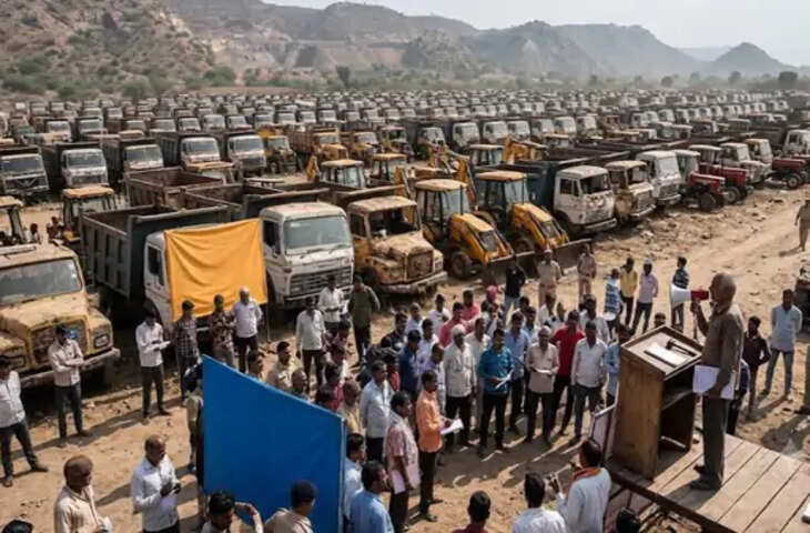 अवैध खनन में जब्त 5 हजार वाहनों की होगी नीलामी, सरकार को 200 करोड़ रुपये राजस्व मिलने की उम्मीद