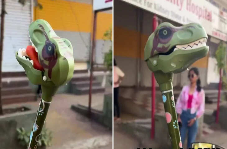 होली 2026 में बच्चों और बड़ों की नई पसंद: डायनासोर पिचकारी सोशल मीडिया पर वायरल
