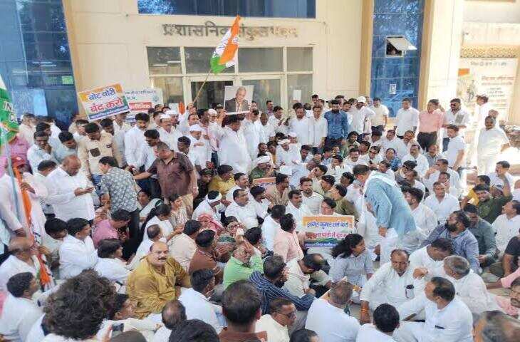 जयपुर में SIR के खिलाफ INDIA गठबंधन का प्रदर्शन, वीडियो में देंखे ज्ञानेश कुमार के इस्तीफे की मांग; ढोल बजाकर जताया विरोध