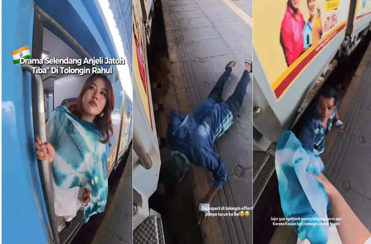 रेलवे ट्रैक पर गिरा दुपट्टा, देसी लड़के की समझदारी ने जीता लोगों का दिल