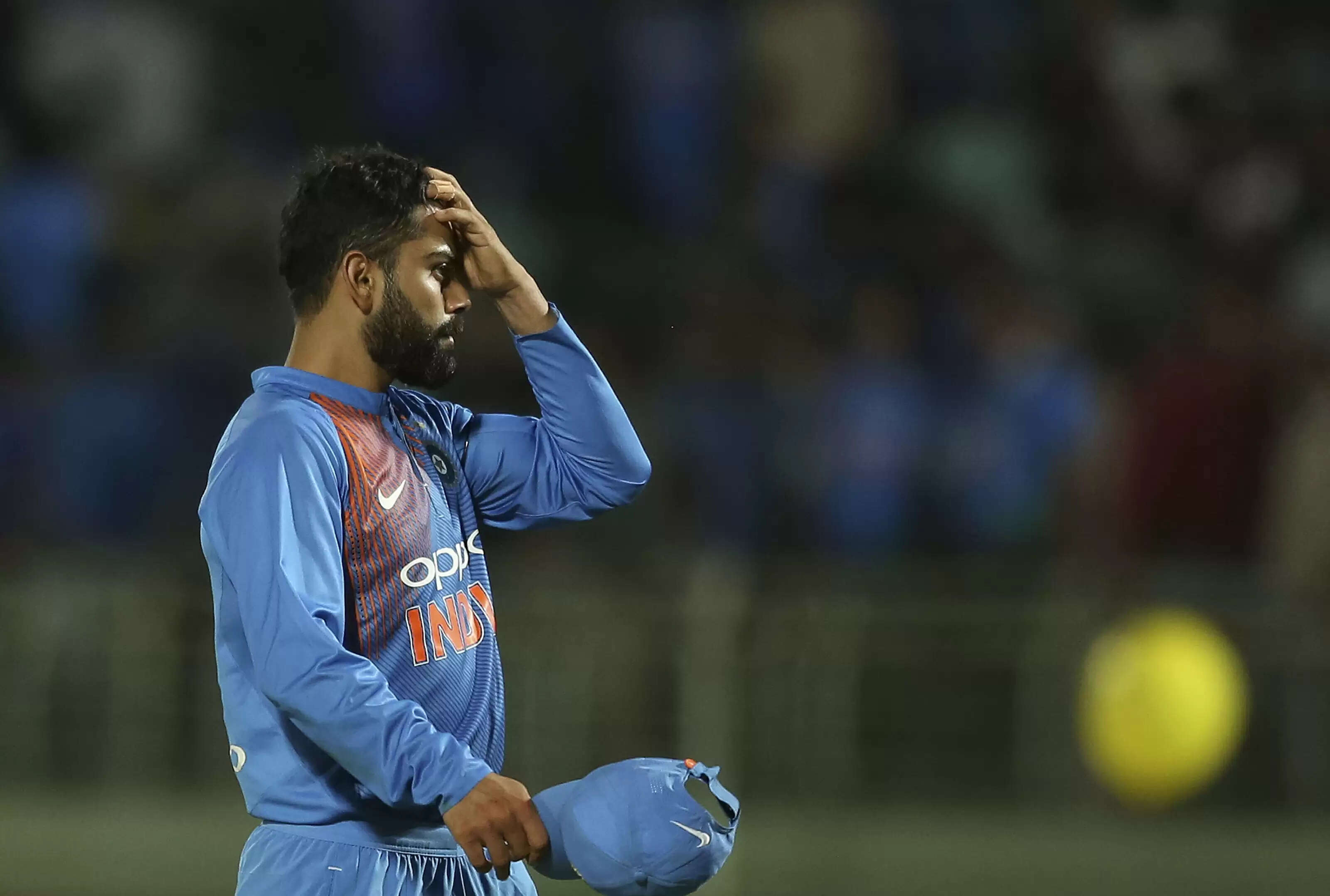 Virat Kohli sad