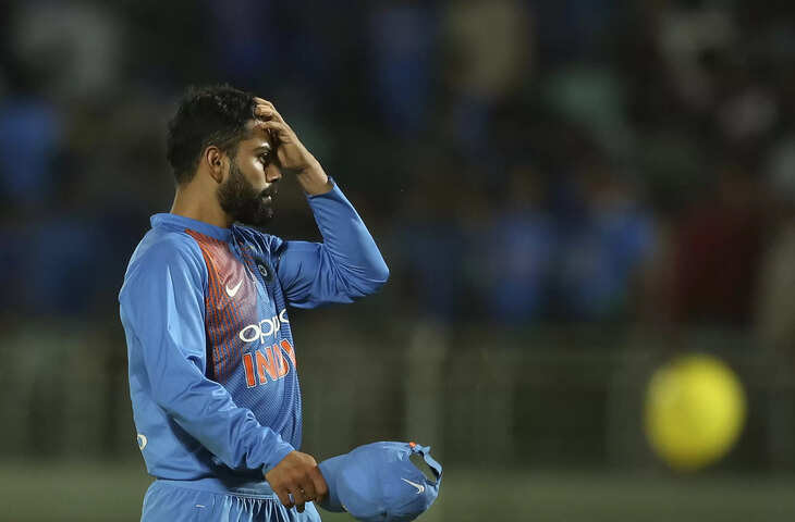 Virat Kohli sad