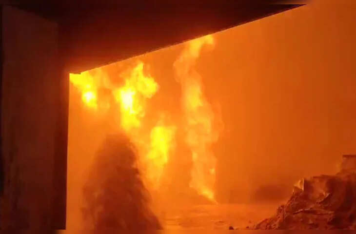 जयपुर के जाटावाली औद्योगिक क्षेत्र में अगरबत्ती फैक्ट्री में बॉयलर फटने से भीषण आग, अफरा-तफरी