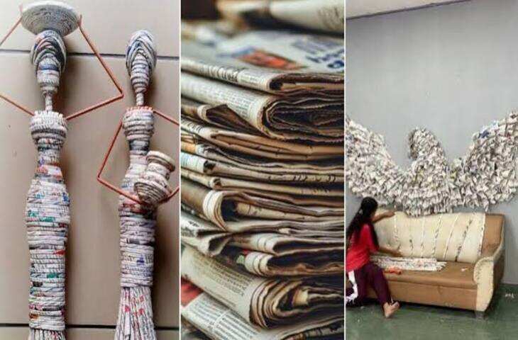 पुराने रद्दी अखबारों को फेंकने की न करें भूल! आसानी से बनाएं ये 5 होम डेकॉर आइटम्स, घर दिखेगा एकदम लक्जरी