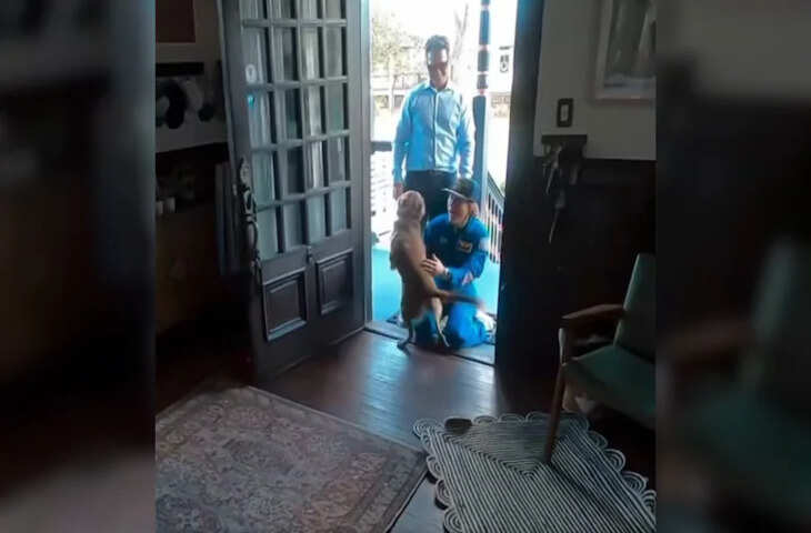 अंतरिक्ष से लौटकर घर पहुंचीं NASA की क्रिस्टीना कोच, डॉगी सैडी का भावुक स्वागत वायरल