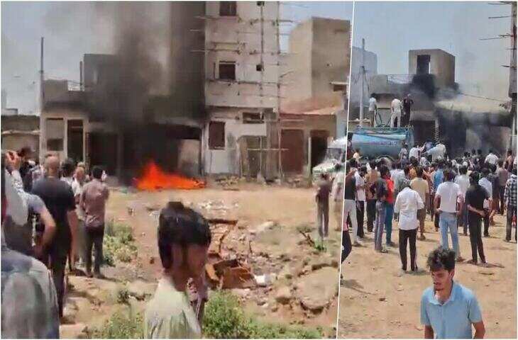 जयपुर में अवैध पटाखा गोदाम में भीषण आग, एक्सक्लूसिव फुटेज में देंखे 8 लोगों की मौत; रिहायशी इलाके में चल रहा था अवैध कारोबार