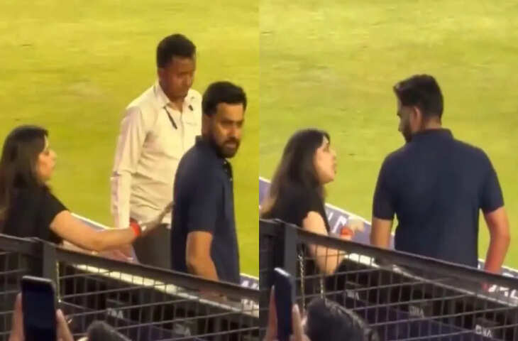 रोहित शर्मा और उनकी पत्नी का वायरल वीडियो, फैंस दे रहे प्रतिक्रियाएँ