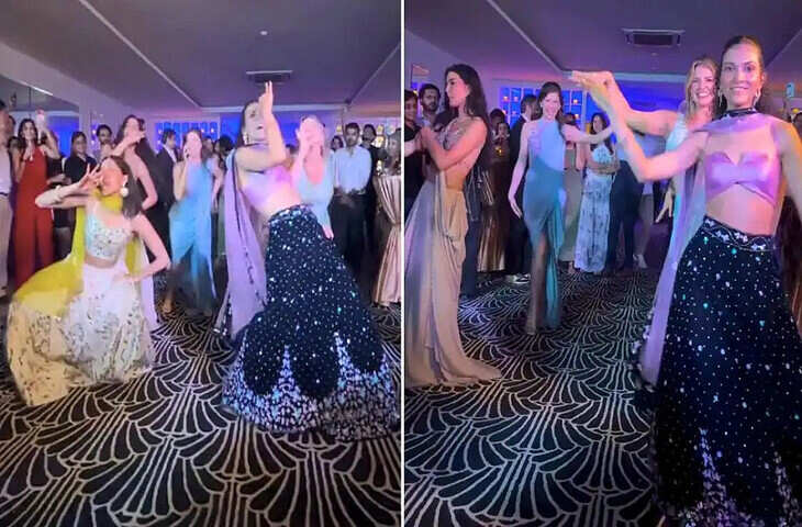 ब्राज़ीलियन शादी में बजा 'बीड़ी जलइले', दुल्हन की सहेलियों ने किया जबरदस्त डांस, वीडियो देख हार बैठेंगे दिल&nbsp;