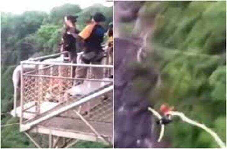 Viral Video: बंजी जंपिंग से भी डरावना नया खेल, बिना सुरक्षा के लोग कर रहे जान जोखिम में डालने वाले स्टंट