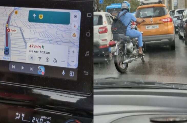 बेंगलुरु में ट्रैफिक का बुरा हाल, 4.5 किमी जाने में लगा करीब एक घंटा; वायरल वीडियो देख हैरान हुए लोग