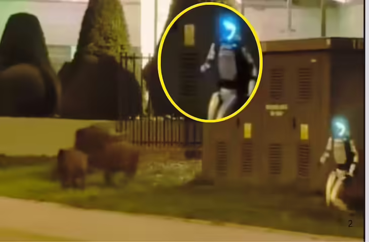 इंसानों के बाद अब जानवरों पर भी भारी पड़ा AI, रोबोट ने जंगली सूअरों को ऐसे दौड़ाया&hellip; वीडियो हुआ वायरल​​​​​​​