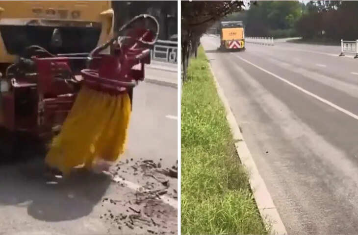 Viral Video: बिना जाम और बिना रुकावट के सफाई! चीन की हाईटेक मशीन ने मिनटों में साफ किया हाईवे
