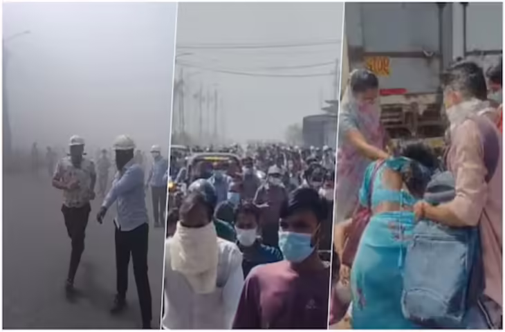 पालघर में केमिकल प्लांट से ओलियम गैस रिसाव, एक्सक्लुसीव फुटेज में देखें 2600 लोगों को सुरक्षित निकाला गया