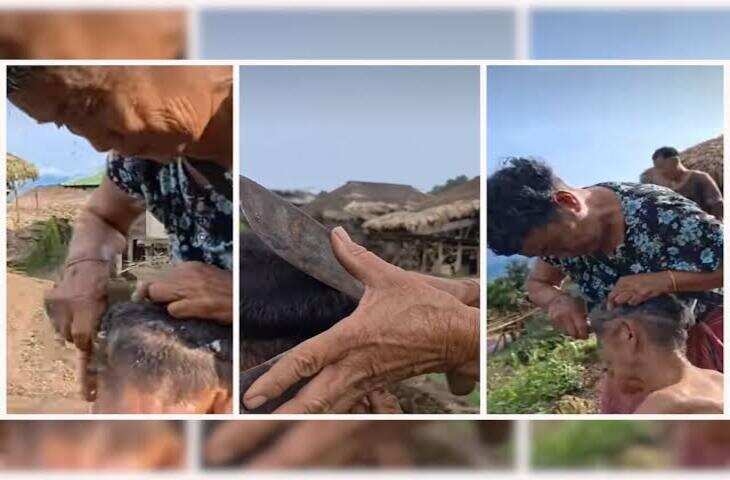 Video: न मशीन, न कैंची... दादी का बाल काटने का देसी तरीका देख इंटरनेट पर लोग कर रहे जमकर तारीफ