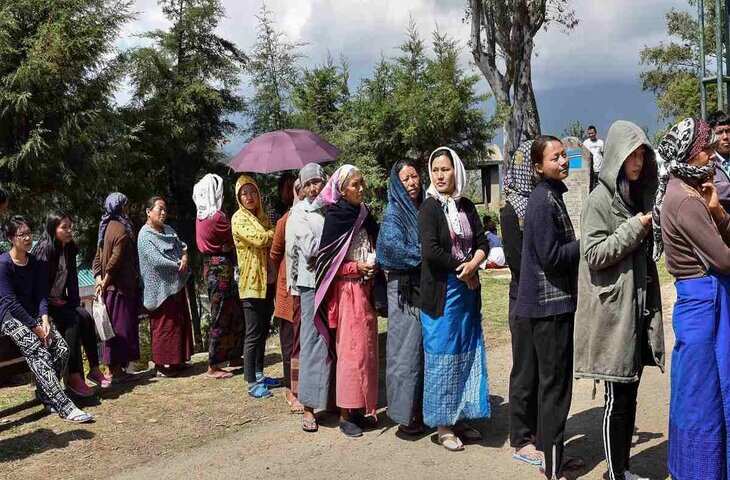  Meghalaya Election 2023 : दोपहर 1 बजे तक 45% मतदान दर्ज  !