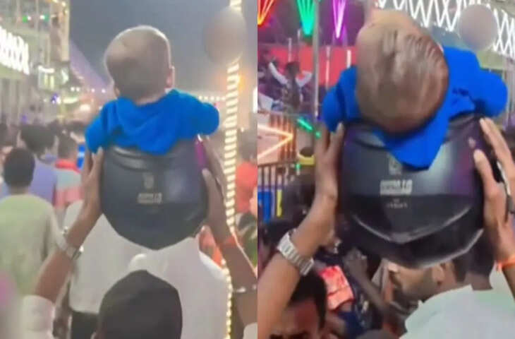 हेलमेट का ऐसा इस्तेमाल पहले नहीं देखा होगा, वायरल वीडियो ने चौंकाया इंटरनेट