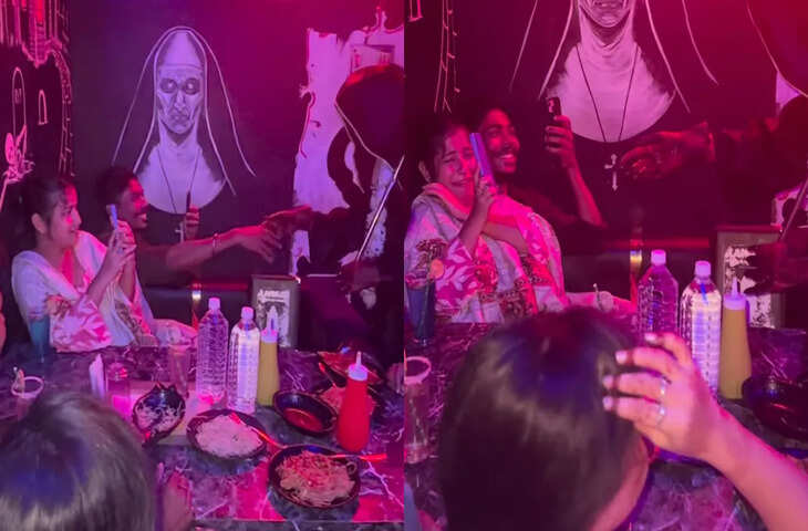 &ldquo;नहीं पापा&hellip; नहीं!&rdquo; हॉरर रेस्टोरेंट में &lsquo;भूत&rsquo; को देख दहाड़े मारकर रोया बच्चा, वीडियो देख छूट जाएगी हंसी&nbsp;