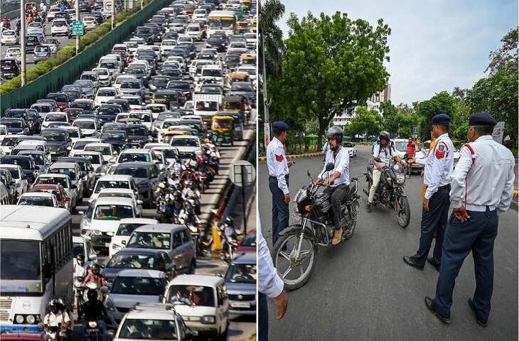 दिल्ली में ट्रैफिक नियमों पर बड़ी कार्रवाई: 2 दिन के विशेष अभियान में 1170 FIR, 1179 वाहन जब्त