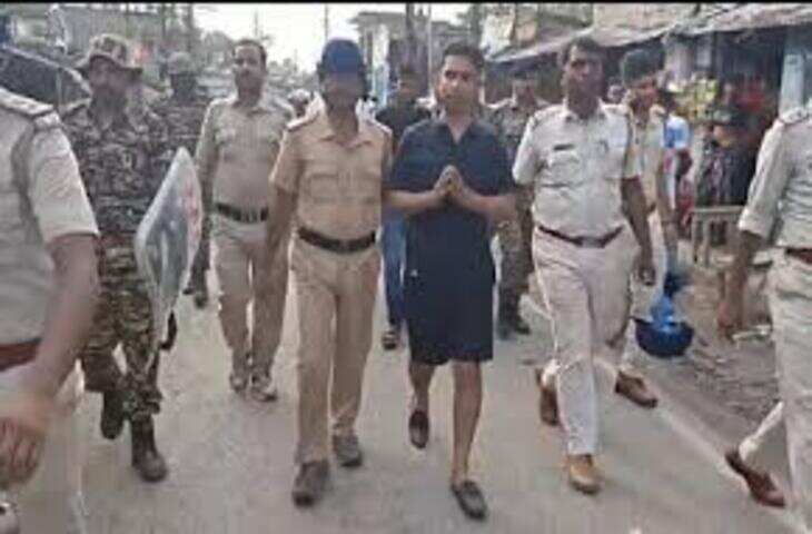 TMC नेता जहांगीर खान की फिर सड़क पर परेड, वीडियो में देंखे कान पकड़कर मांगी माफी; अवैध वसूली और धमकी देने के आरोपों की जांच जारी