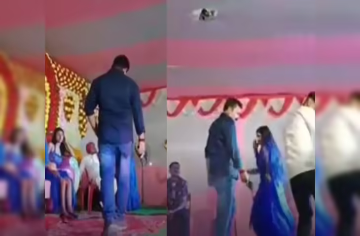 Viral Video: स्टेज पर चल रहा था नाच, तभी शख्स ने कर दी फायरिंग, डांसर भागी तो खुद ही झूमने लगा बंदूकधारी