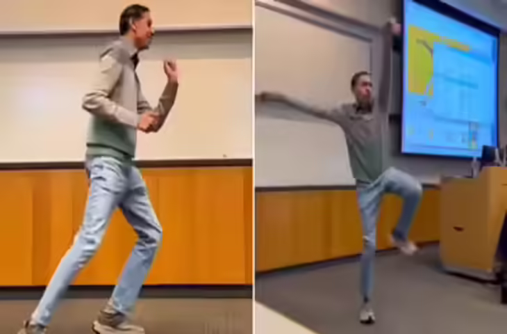 Video: प्रोफेसर का डांस देख स्टूडेंट्स के उड़े होश, ‘बदतमीज दिल’ पर ऐसे स्टेप्स कि इंटरनेट भी हो गया फिदा