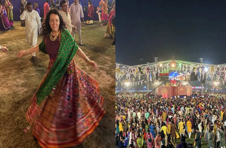 नवरात्र पर स्विट्जरलैंड की एंबेसडर ने खेला गरबा, गुजरात के कल्चर से हुईं बेहद इंप्रेस; शेयर करते ही पोस्ट वायरल