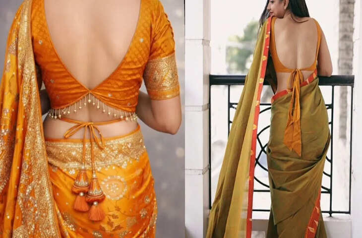 Fashion Tips: करवाचौथ साड़ी के साथ बनवाएं ये ट्रेंडी ब्लाउज़ डिज़ाइन्स, आपकी सुंदरता में लग जाएंगे चार चांद