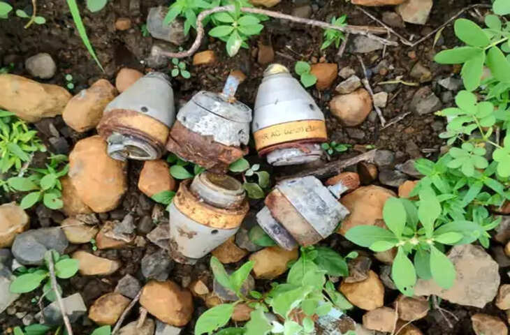 सागर के बम्होरी बीका में मिले बम के हिस्से, गांव में मचा हड़कंप