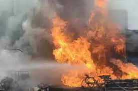 Haridwar  सिडकुल स्थित रैपिड फैक्‍टरी में शार्ट सर्किट से लगी आग