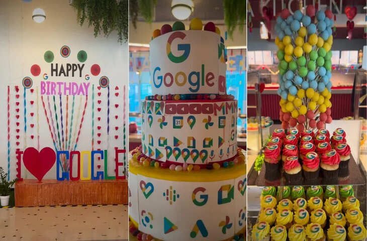 Google का 28वां बर्थडे, टेक्नी​शियन ने दिखाया बेंगलुरु स्थित ऑफिस में सेलिब्रेशन का माहौल; Video Viral