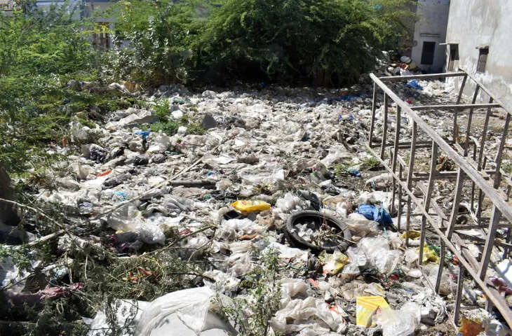 ब्रांड एम्बेसडर के आगमन की खबर से नगर परिषद में हलचल, शहर की सड़कों पर अब भी कचरे के ढेर