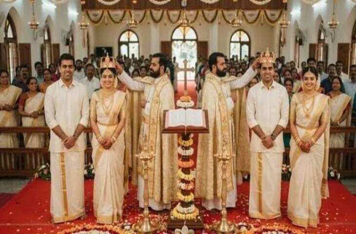 जुड़वा भाइयों ने की जुड़वा बहनों से शादी, जुड़वा पादरी ने कराई अनोखी वेडिंग; तस्वीरें वायरल