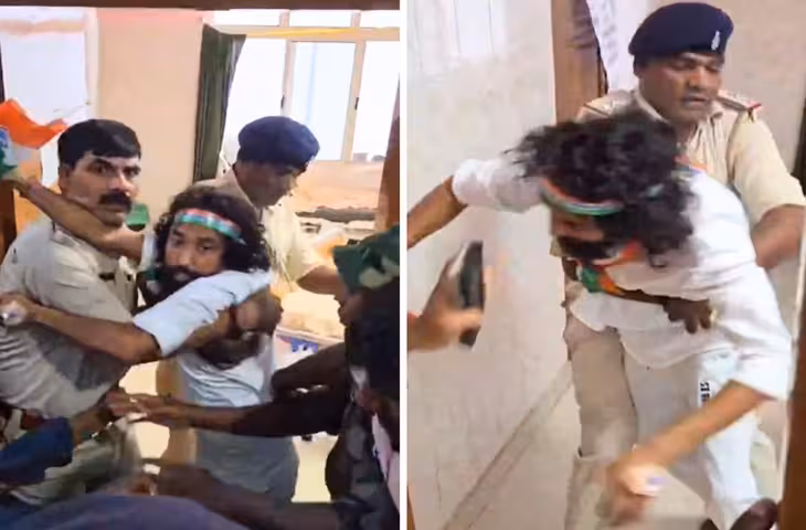रांची में देवेंद्र महतो को तिरंगा यात्रा से रोका, पुलिस से धक्का-मुक्की का आरोप; अस्पताल में बिगड़ा माहौल