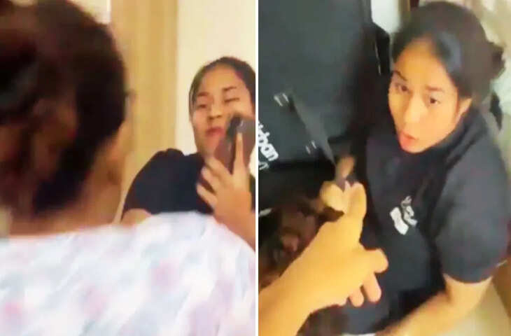 मसाज थेरेपिस्ट और क्लाइंट के बीच जमकर हुई मारपीट, हैरान कर रहा मुंबई का ये वायरल वीडियो