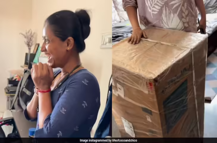 हाउस हेल्प को एयर कूलर गिफ्ट देने का वीडियो वायरल, महिला का भावुक रिएक्शन जीत रहा दिल