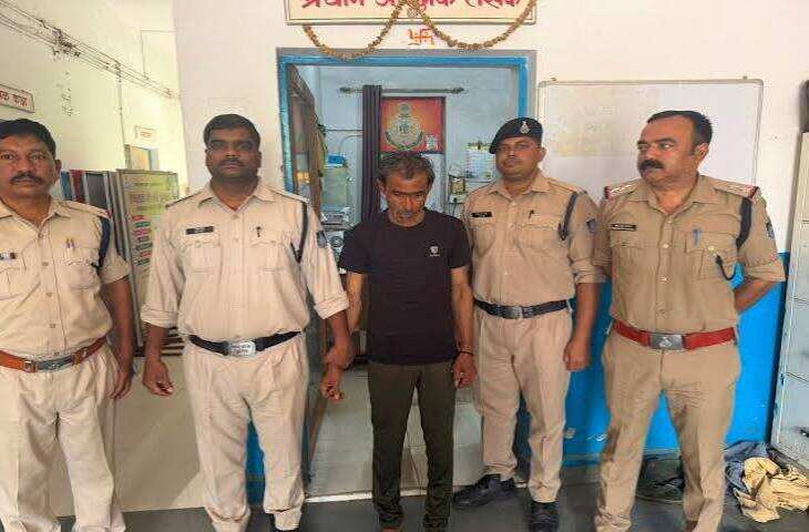 सतना में दुष्कर्म का आरोपी 9 साल बाद गिरफ्तार: पन्ना में बदलकर रह रहा था ठिकाना, पुलिस ने दबिश देकर पकड़ा