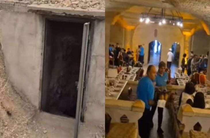 सोशल मीडिया पर वायरल हो रहा है अनोखा रेस्टोरेंट, पूरी तरह दबा है जमीन के नीचे