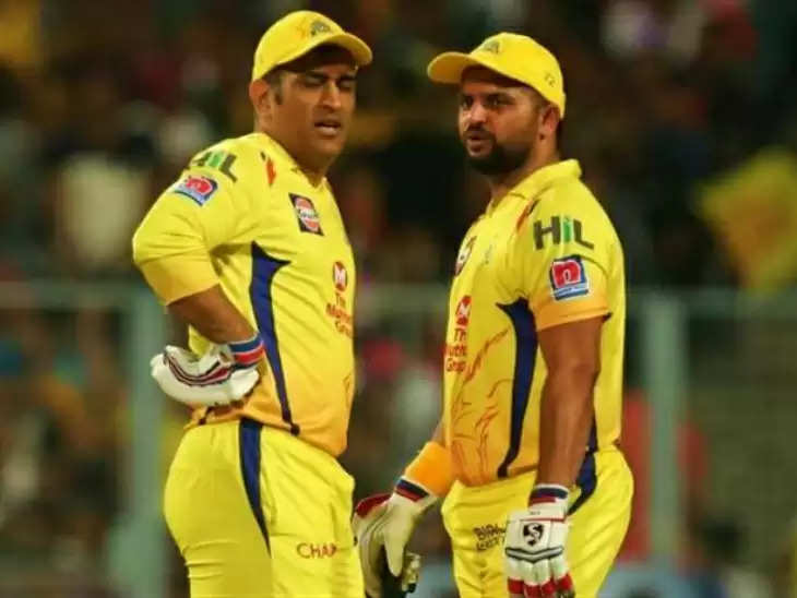 MS Dhoni raina