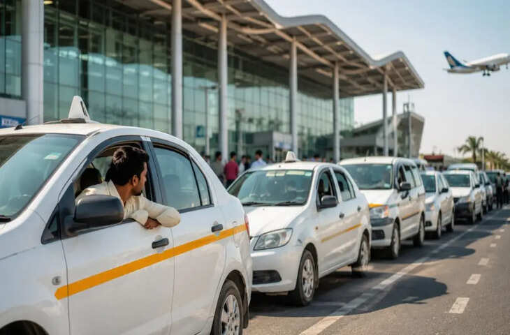 भोपाल एयरपोर्ट टैक्सी चालकों की प्रस्तावित हड़ताल स्थगित, यात्रियों को मिली राहत