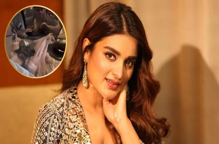 भीड़ के बीच बुरी तरह फंसी&nbsp;&lsquo;द राजा साब&rsquo; फेम एक्ट्रेस!&nbsp;धक्का-मुक्की से बिगड़ी हालत, इन्टरनेट पर वायरल हुआ वीडियो&nbsp;