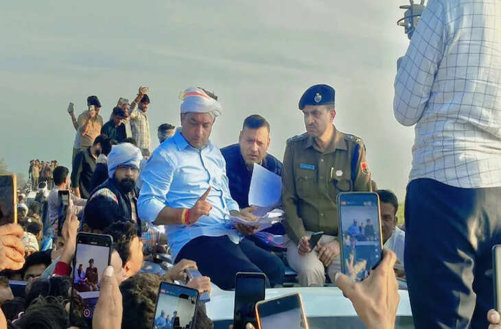 मुकदमे वापस लेने की मांग को लेकर नरेश मीणा का जयपुर कूच, टोंक में पुलिस ने रोका