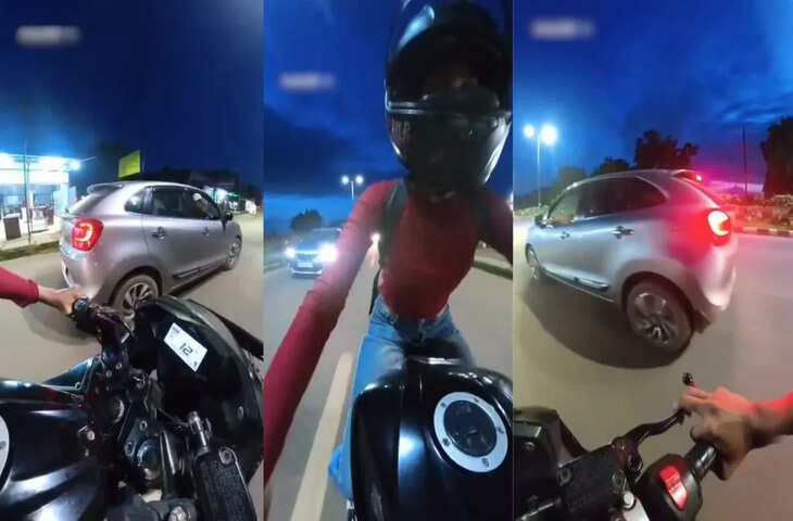 भोपाल में भी 'गुरुग्राम' जैसा कांड, फीमेल बाइक राइडर से सरेआम बदसलूकी; सामने आया VIDEO