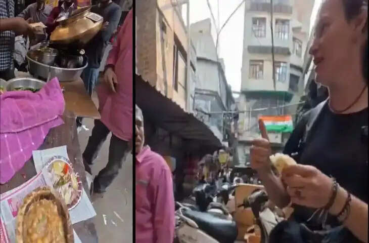 विदेशी महिला और छोला बेचने वाले की दरियादिली: वायरल वीडियो ने दिल जीत लिया