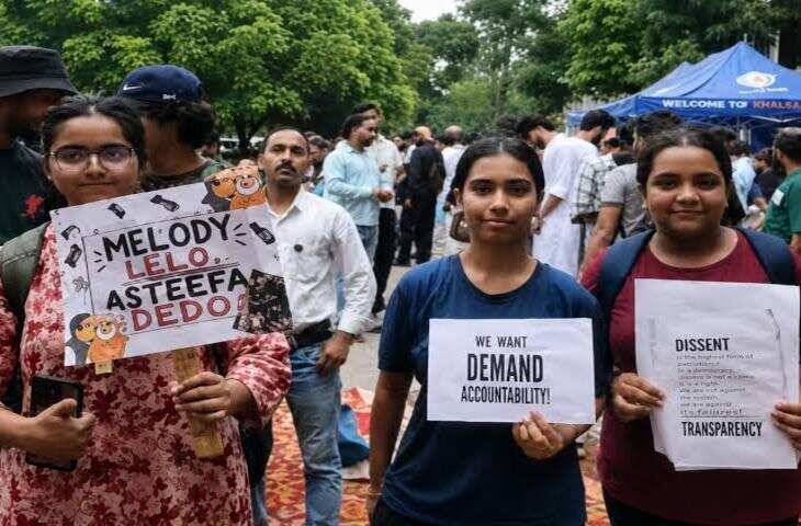 पंजाब में NEET पेपर लीक को लेकर Gen-Z का प्रदर्शन, जालंधर में छात्रों ने घेरा DC ऑफिस; वीडियो में बोले- &lsquo;धर्मेंद्र प्रधान का इस्तीफा लेकर रहेंगे&rsquo;