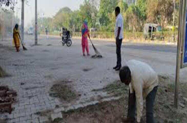 Rewari विशेष स्वच्छता अभियान के तहत 3 जीवीपी पाॅइंट को खत्म किया, गंदगी से मिलेगा छूटकारा